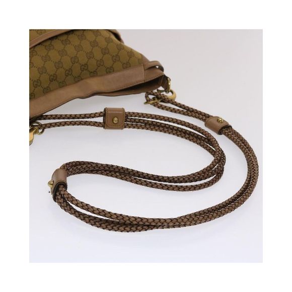 Pre Loved GUCCI  GG Canvas Shoulder Bag Brown 109097 Auth 49074 - Picture 8 of 10